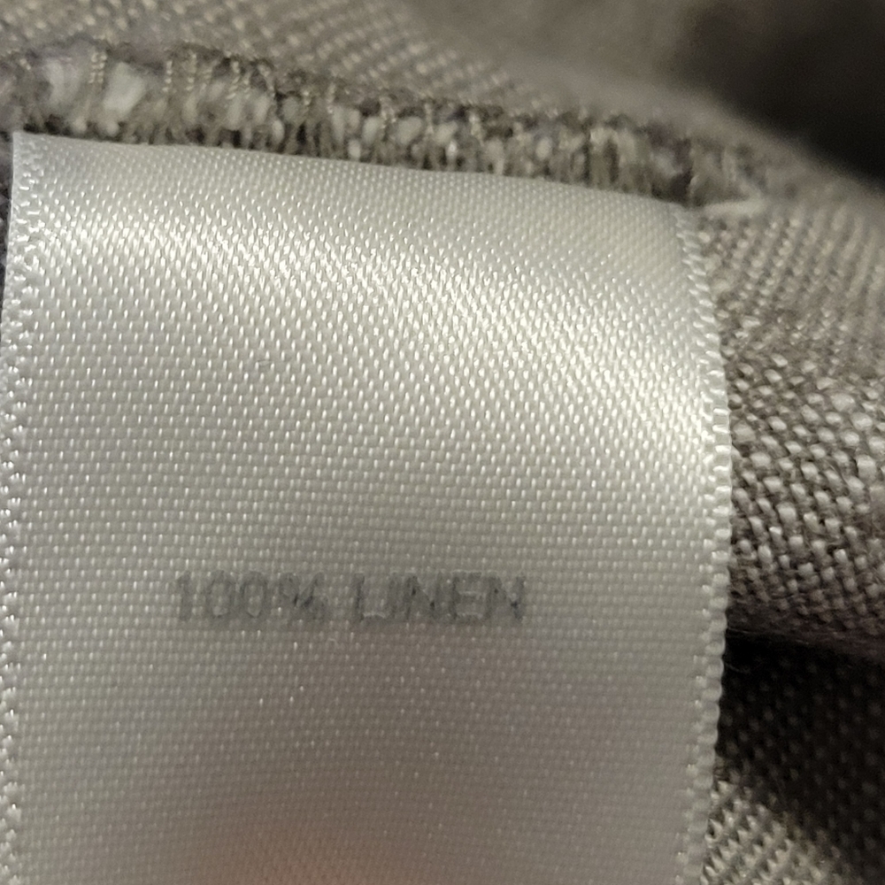 J Jill Love Linen Gray Pull On Pants - Picture 6 of 6